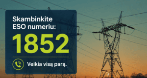eso gedimu numeris