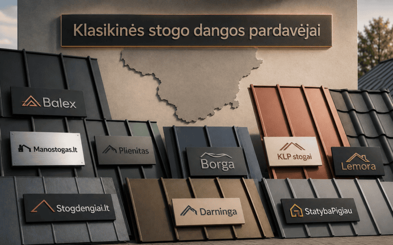 Klasikinės stogo dangos pardavėjai Lietuvoje