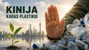 kinija palaidojo plastika sprendimas galintis pakeisti pasauli