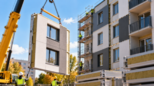 Daugiabučiai Lietuvoje jau renovuojami gamykloje pagamintais skydais