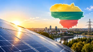 lietuva arteja prie energetines nepriklausomybes rugpjuti saule pagamino daugiau nei trecdali reikalingos elektros