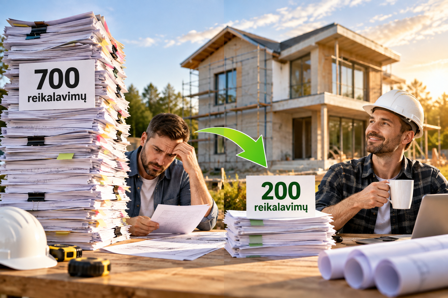Statantiems namus – mažiau taisyklių: iš 700 reikalavimų liks apie 200 1 statantiems namus maziau taisykliu is 700 reikalavimu liks apie 200